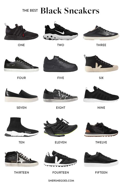 best nike black sneakers|best black sneakers of 2023.